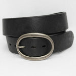 Torino Leather Distressed Harness Leather - Black