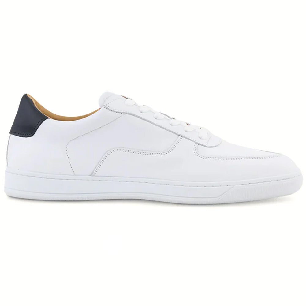 Ace Marks Martello Dress Sneaker White / Navy