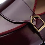 Superglamourous Tangerine 15.1 Belgian Brushed Loafers Burgundy