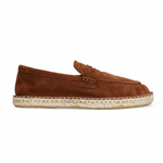 Bruno Magli Eduardo Espadrille Suede Loafer Cognac
