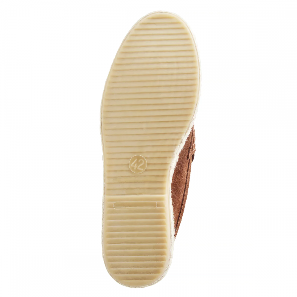 Bruno Magli Eduardo Espadrille Suede Loafer Cognac