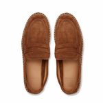 Bruno Magli Eduardo Espadrille Suede Loafer Cognac