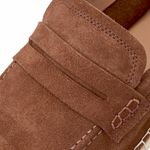 Bruno Magli Eduardo Espadrille Suede Loafer Cognac