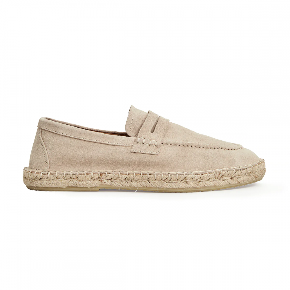 Bruno Magli Eduardo Espadrille Suede Loafer Sand