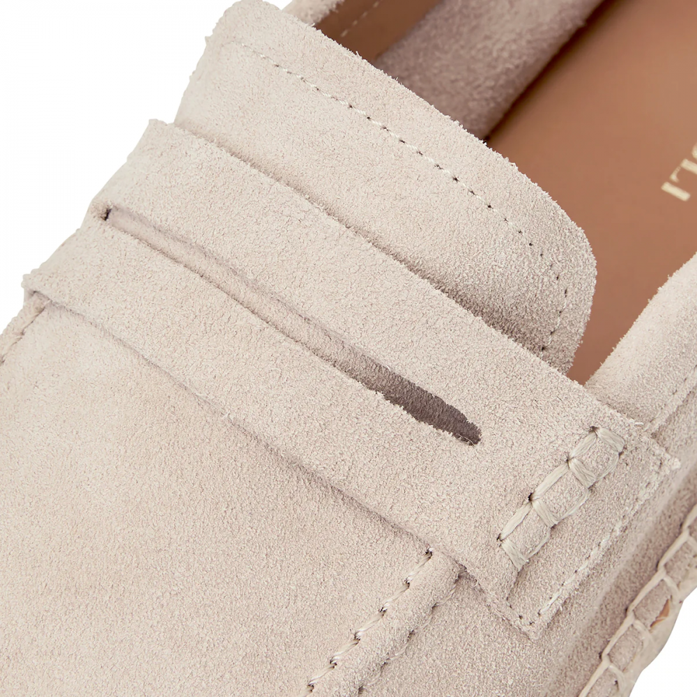 Bruno Magli Eduardo Espadrille Suede Loafer Sand
