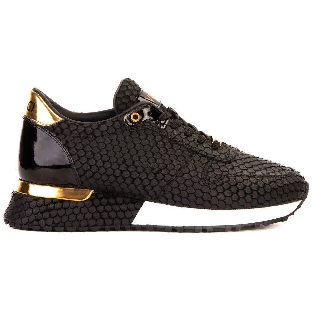 Vinci Leather The Empire Leather Sneaker Black