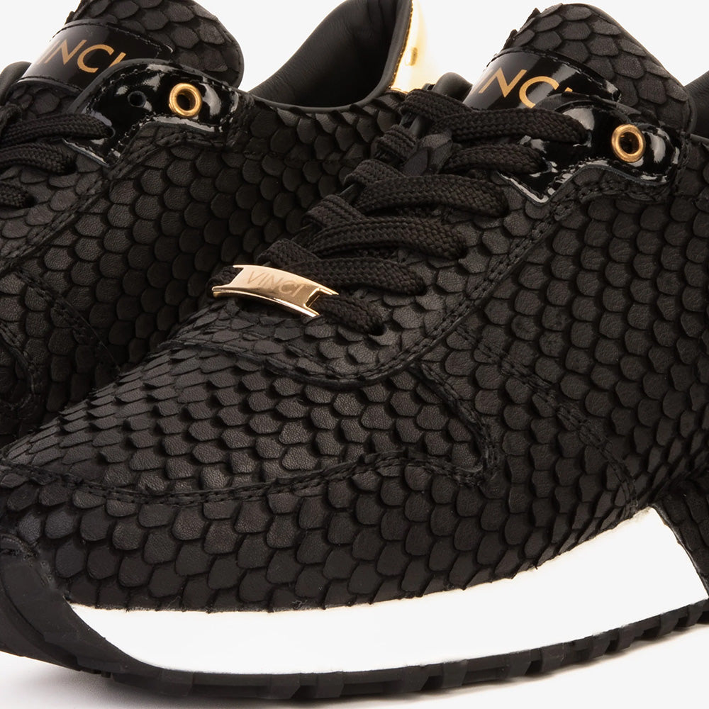 Vinci Leather The Majesty Leather Sneaker Black