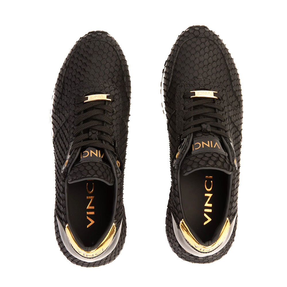 Vinci Leather The Majesty Leather Sneaker Black