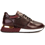 Vinci Leather The Empire Leather Sneaker Burgundy