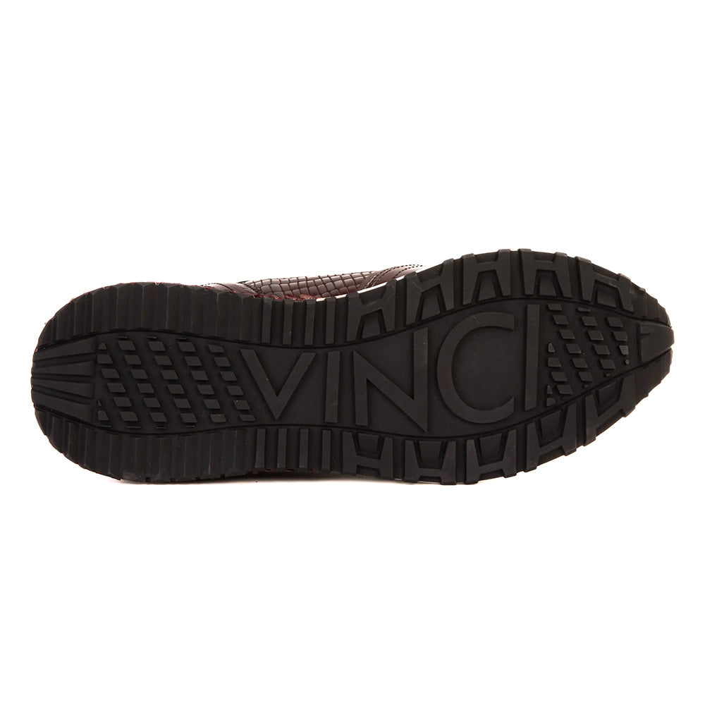 Vinci Leather The Empire Leather Sneaker Burgundy