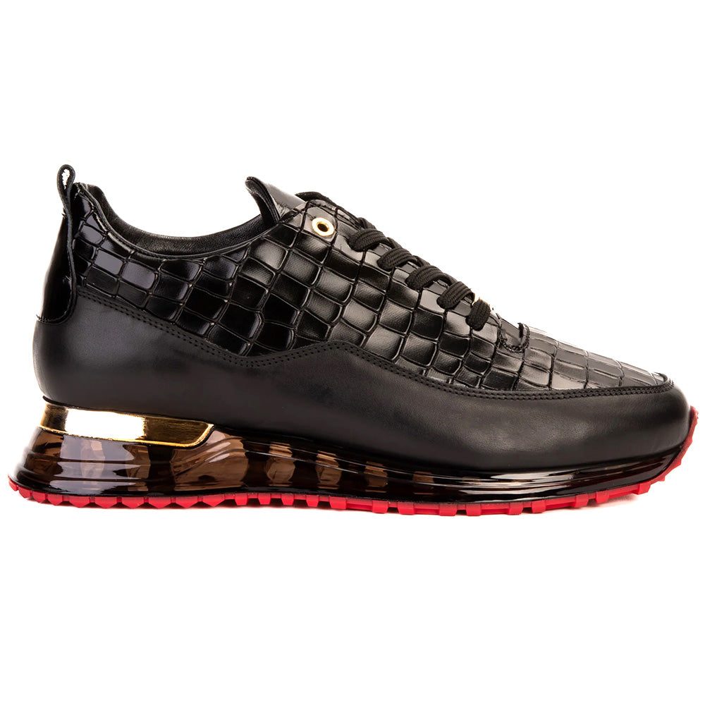 Vinci Leather The Marseille Leather Sneaker Black