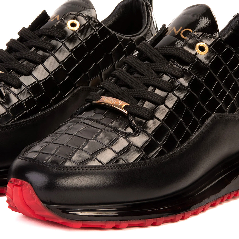 Vinci Leather The Marseille Leather Sneaker Black