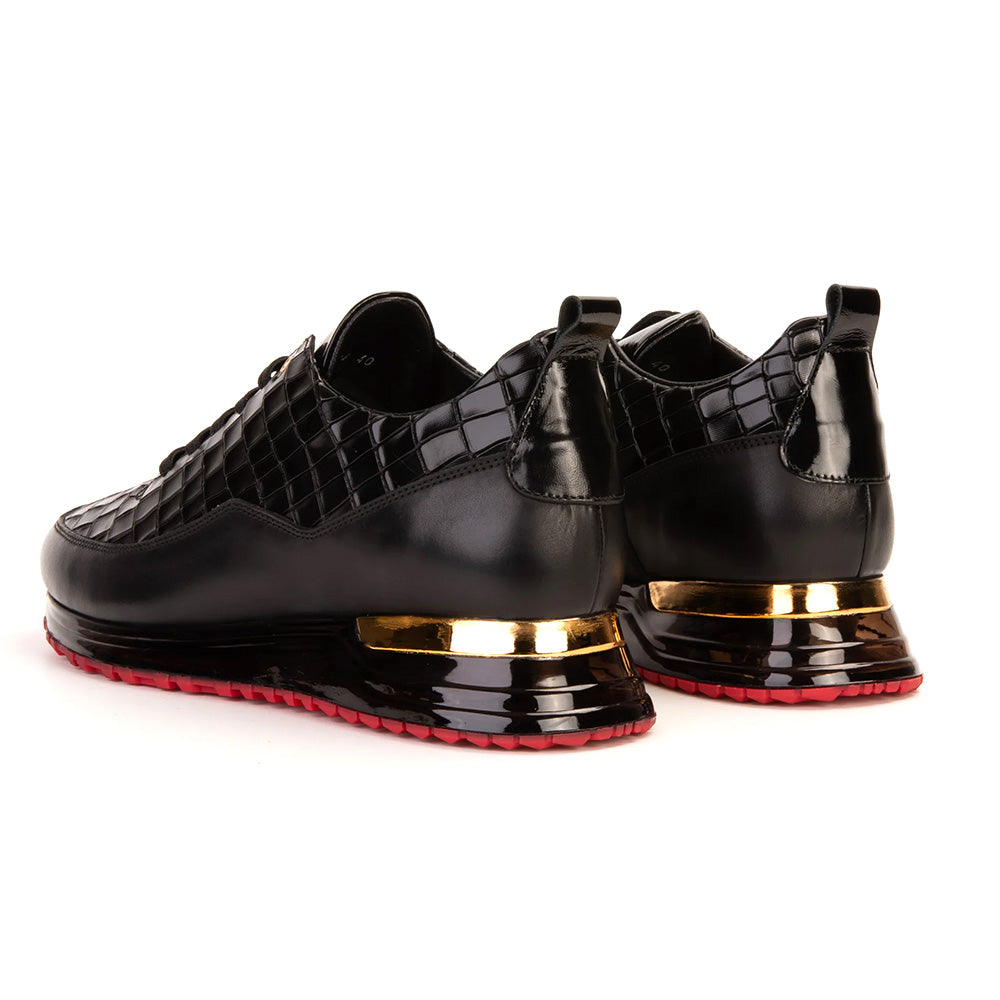 Vinci Leather The Marseille Leather Sneaker Black