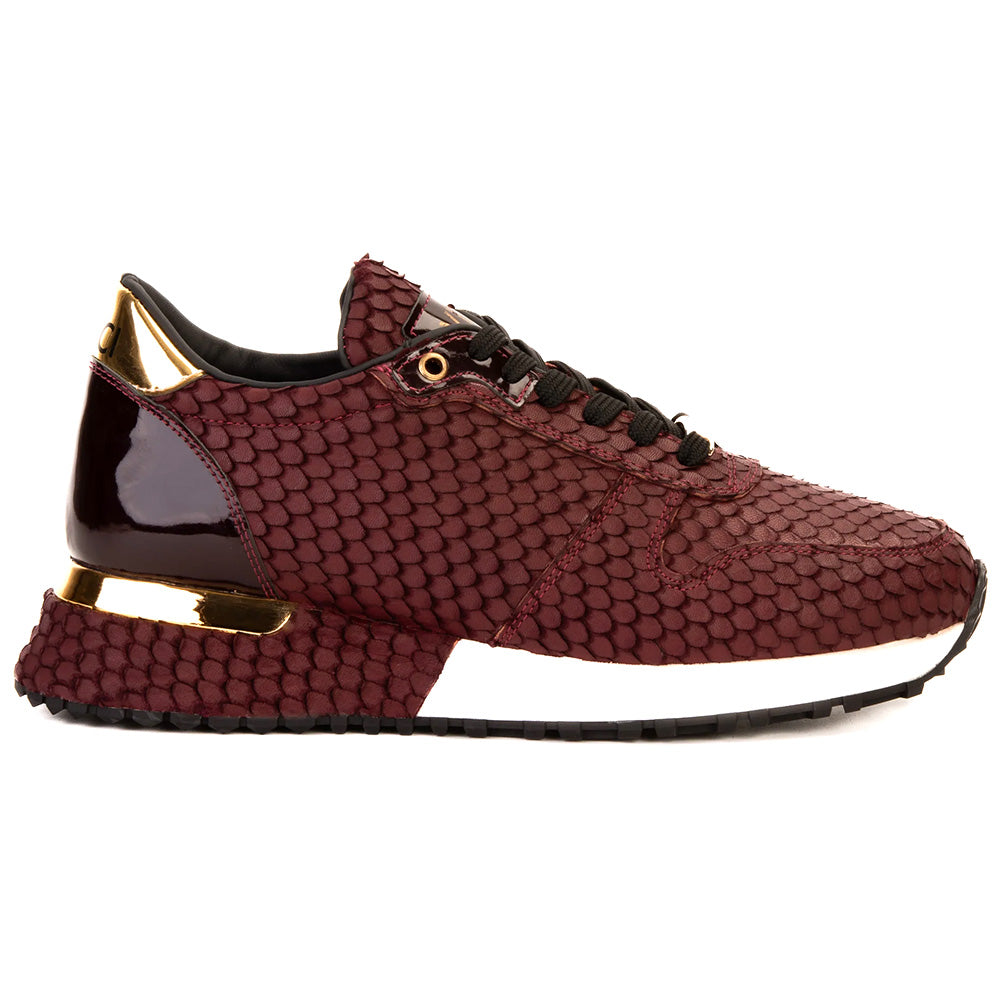 Vinci Leather The Empire Leather Sneaker Burgundy
