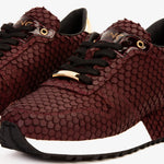 Vinci Leather The Majesty Leather Sneaker Burgundy