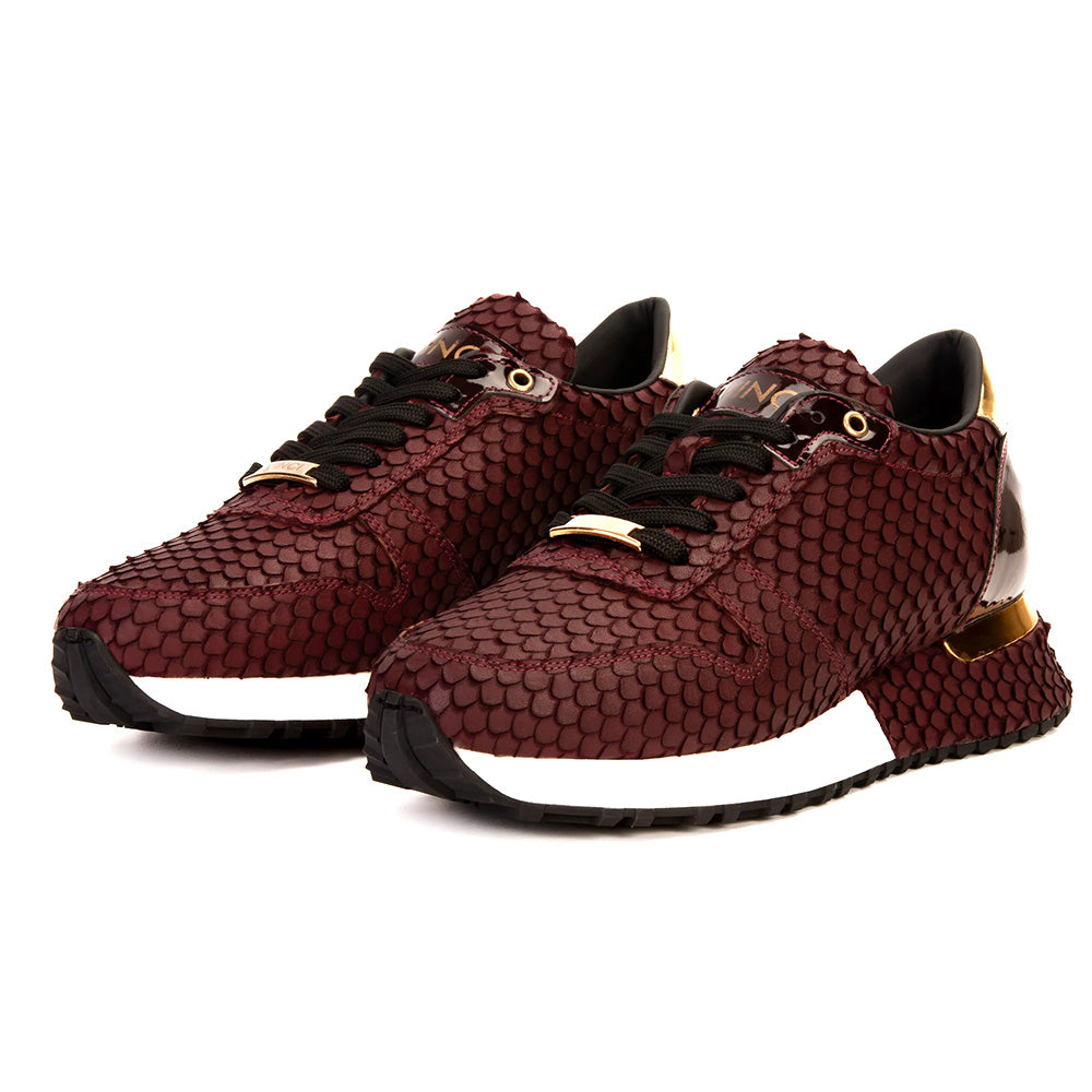 Vinci Leather The Majesty Leather Sneaker Burgundy