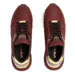 Vinci Leather The Majesty Leather Sneaker Burgundy
