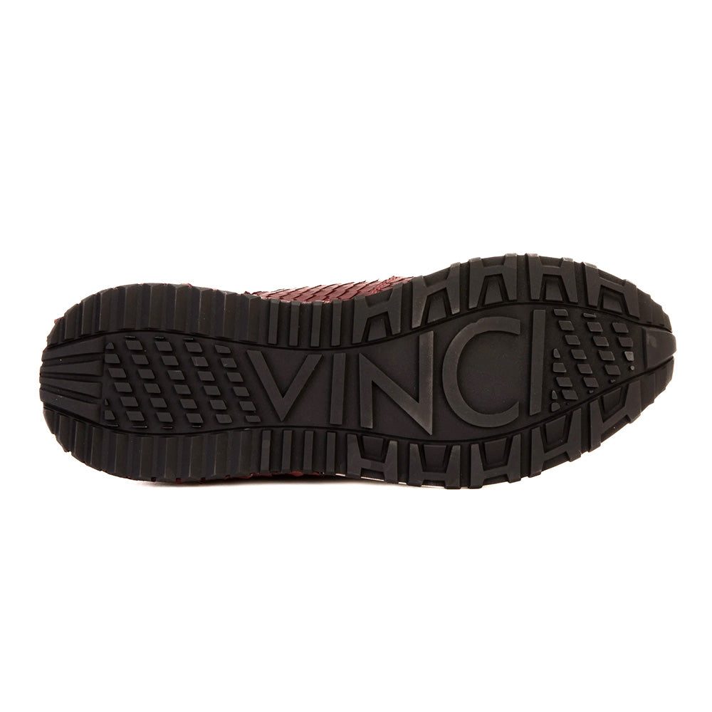 Vinci Leather The Majesty Leather Sneaker Burgundy