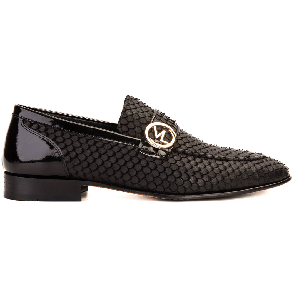 Vinci Leather The Monarch Leather Dress Shoe Black