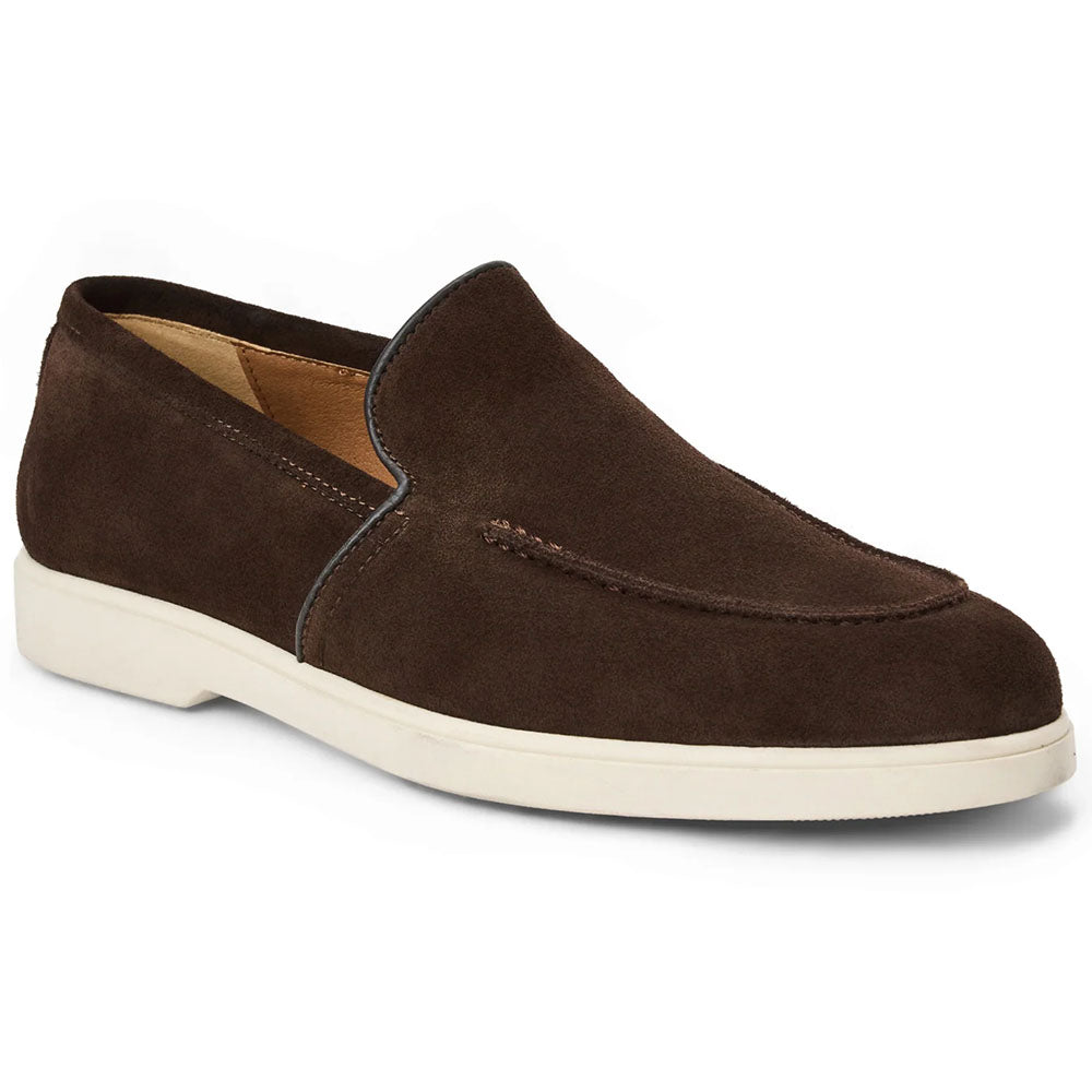 Bruno Magli Etna Italian Suede Loafer Brown