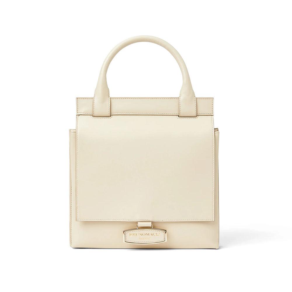 Bruno Magli Women's Etta Leather Handbag Cream