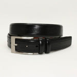 Torino Leather Embossed Kipskin- Black