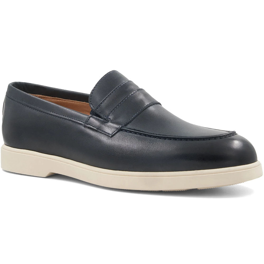 Bruno Magli Ezra Leather Penny Loafer Navy