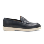 Bruno Magli "M" Collection Ezra Leather Penny Loafer Navy