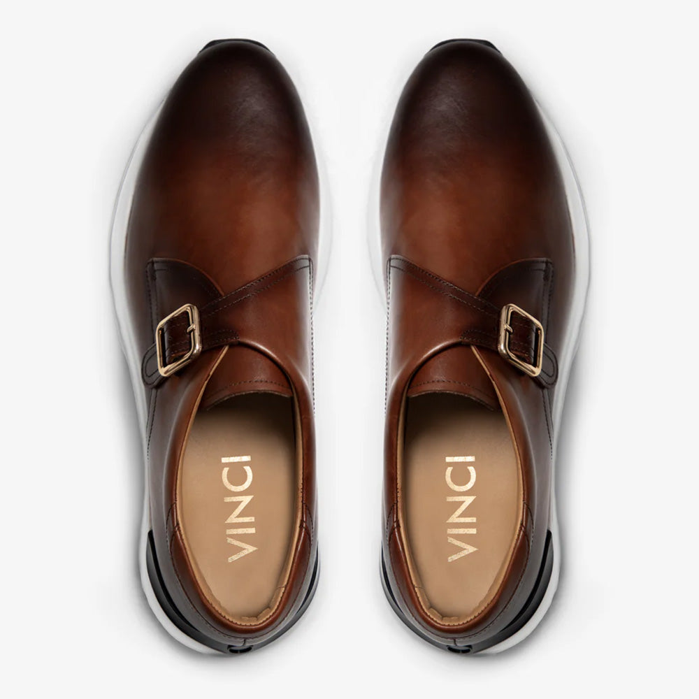 Vinci Leather The Torino Leather Sneaker Tan