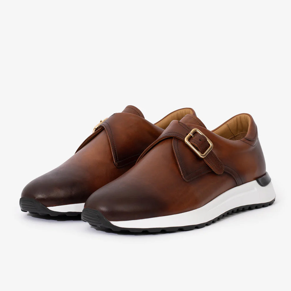 Vinci Leather The Torino Leather Sneaker Tan