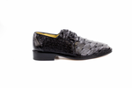 Belvedere Fabio Ostrich Shoes Black