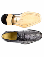 Belvedere Fabio Ostrich Shoes Black