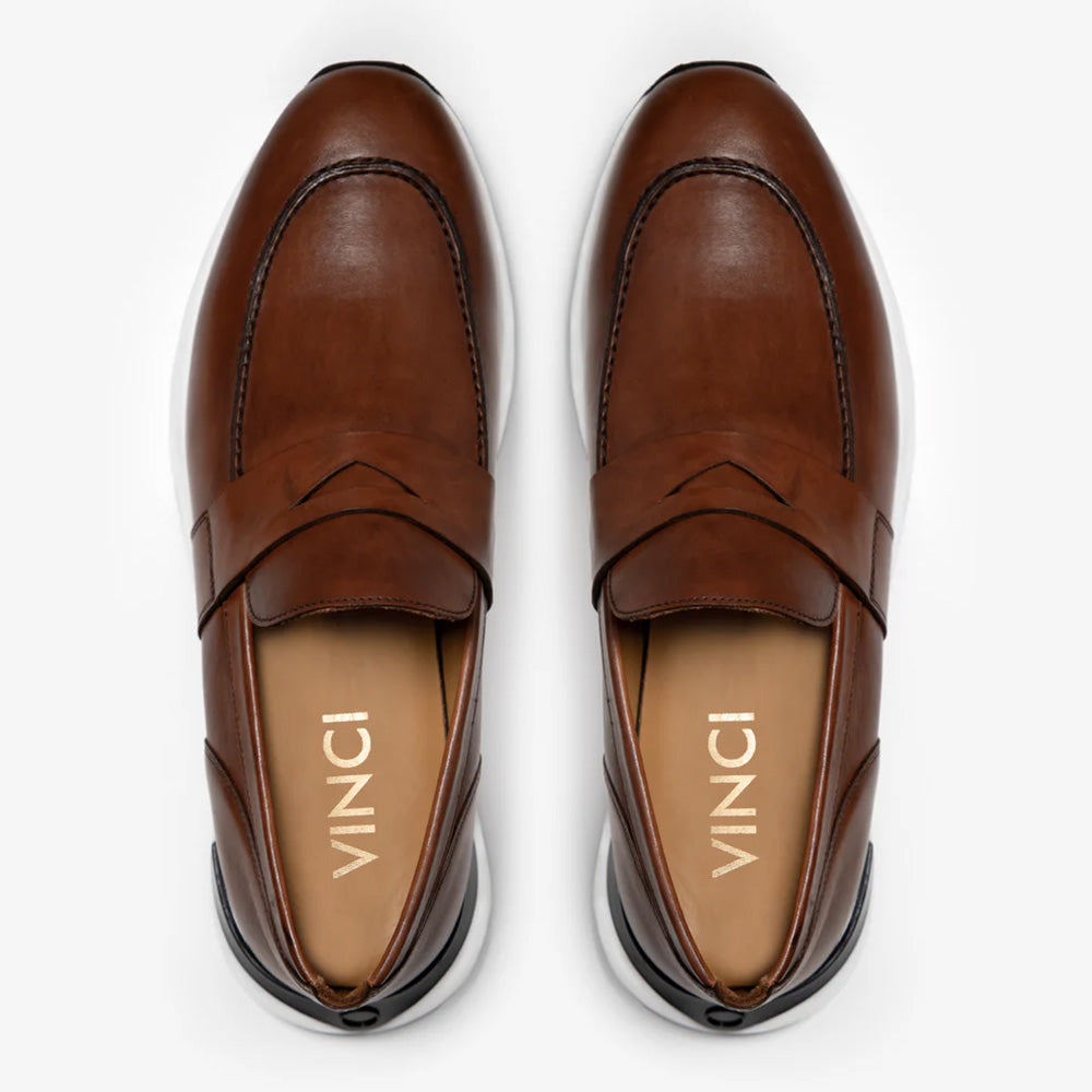 Vinci Leather The Lara Leather Sneaker Tan