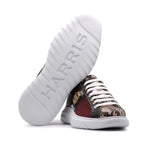 Harris Firenze 1913 Python Sneakers Red