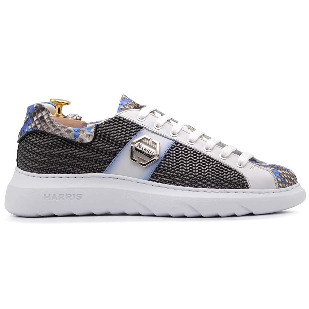Harris Firenze 1913 Python Sneakers Blue
