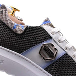 Harris Firenze 1913 Python Sneakers Blue