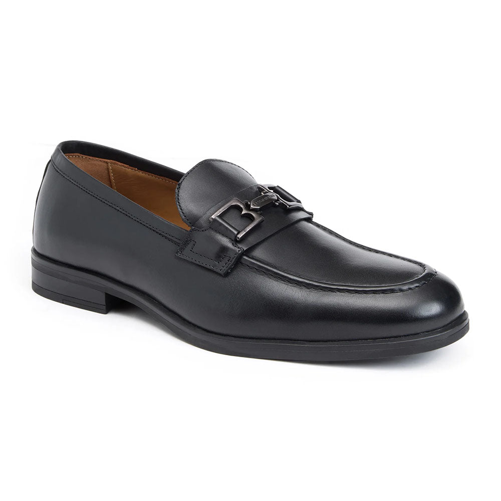 Bruno Magli Fiorenzo Italian Leather Bit Loafer Black