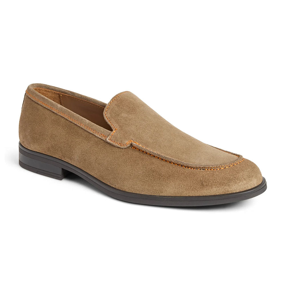 Bruno Magli Fior Italian Suede Loafer Taupe