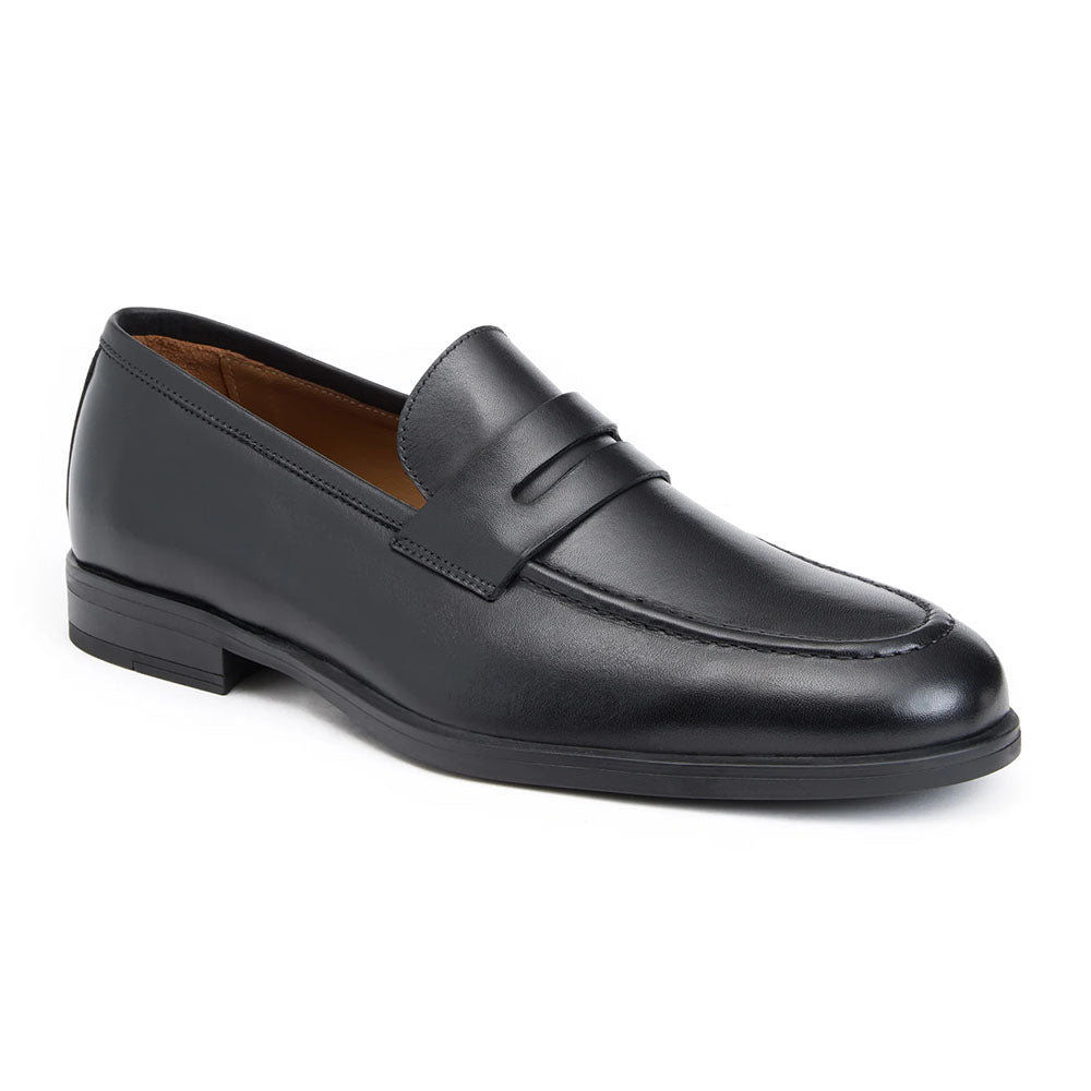 Bruno Magli Flavio Italian Leather Penny Loafer Black