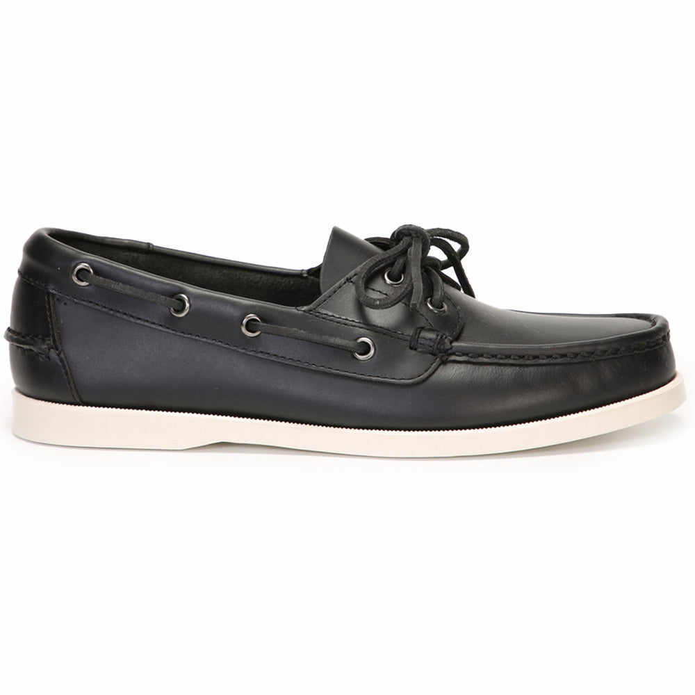 Neil M Boat Shoe Black