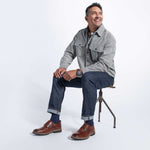 Samuel Hubbard Featherlight Founder Tumbled Leather Oxford Brown