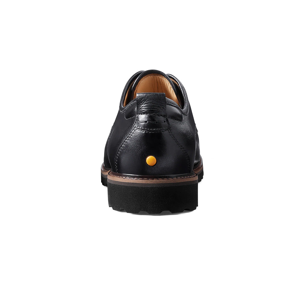 Samuel Hubbard Featherlight Founder Tumbled Leather Oxford Black