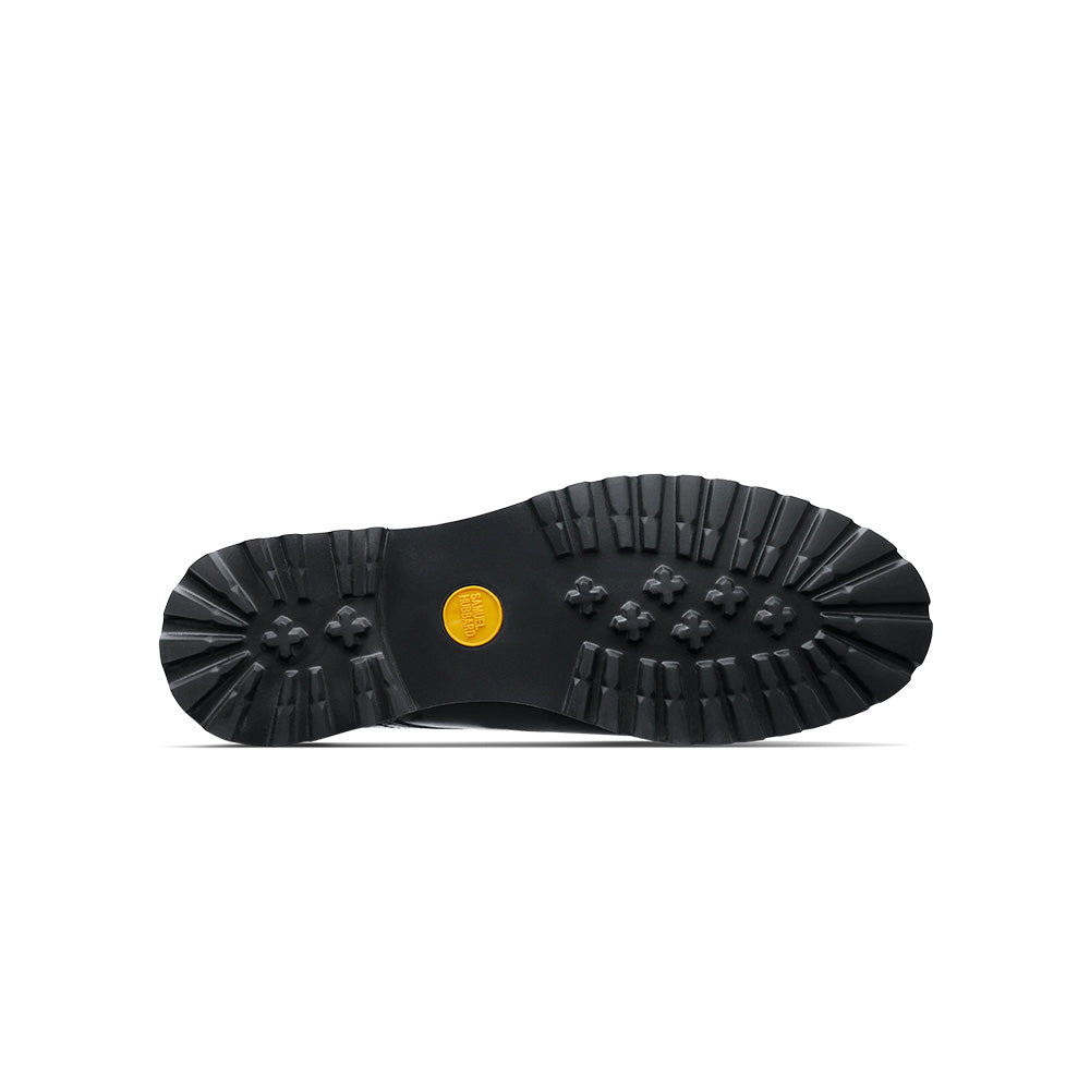 Samuel Hubbard Featherlight Founder Tumbled Leather Oxford Black