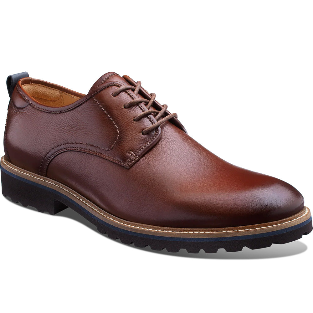 Samuel Hubbard Featherlight Founder Tumbled Leather Oxford Brown