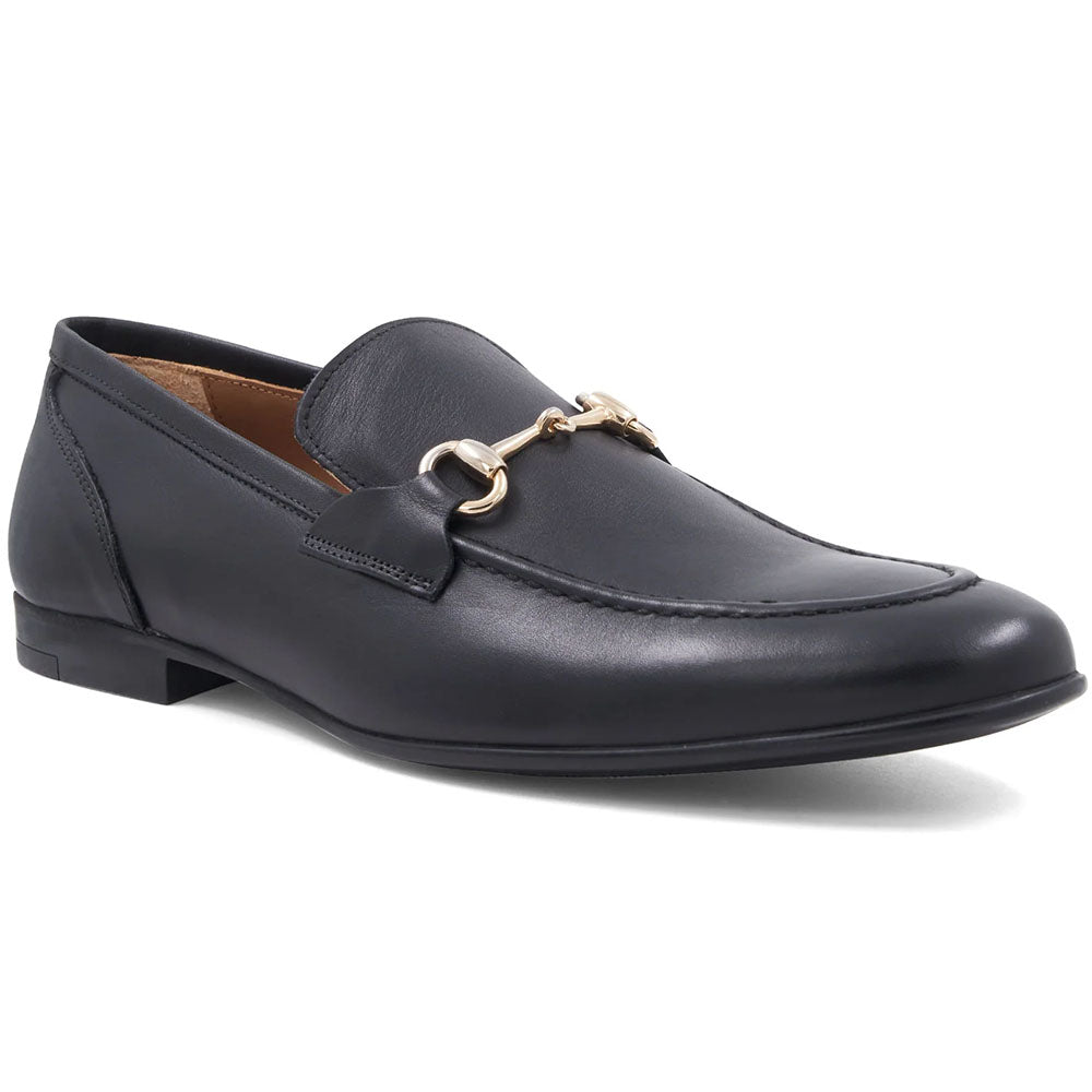 Bruno Magli Ferraro Leather Bit Loafer Black