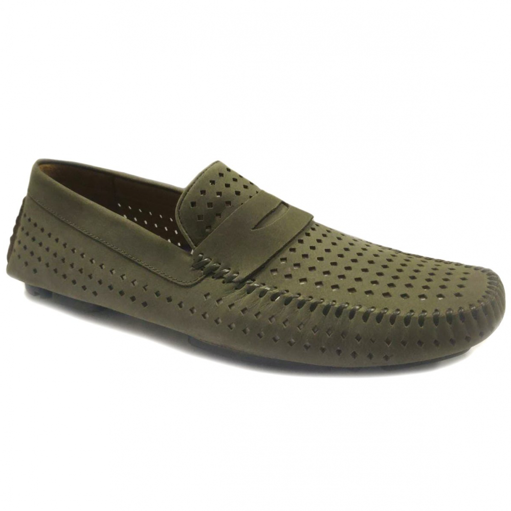 Robert Zur Flyer Perforated Driver Khaki