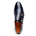 Santoni Freemont 01 Double Buckle Sneaker Light Blue