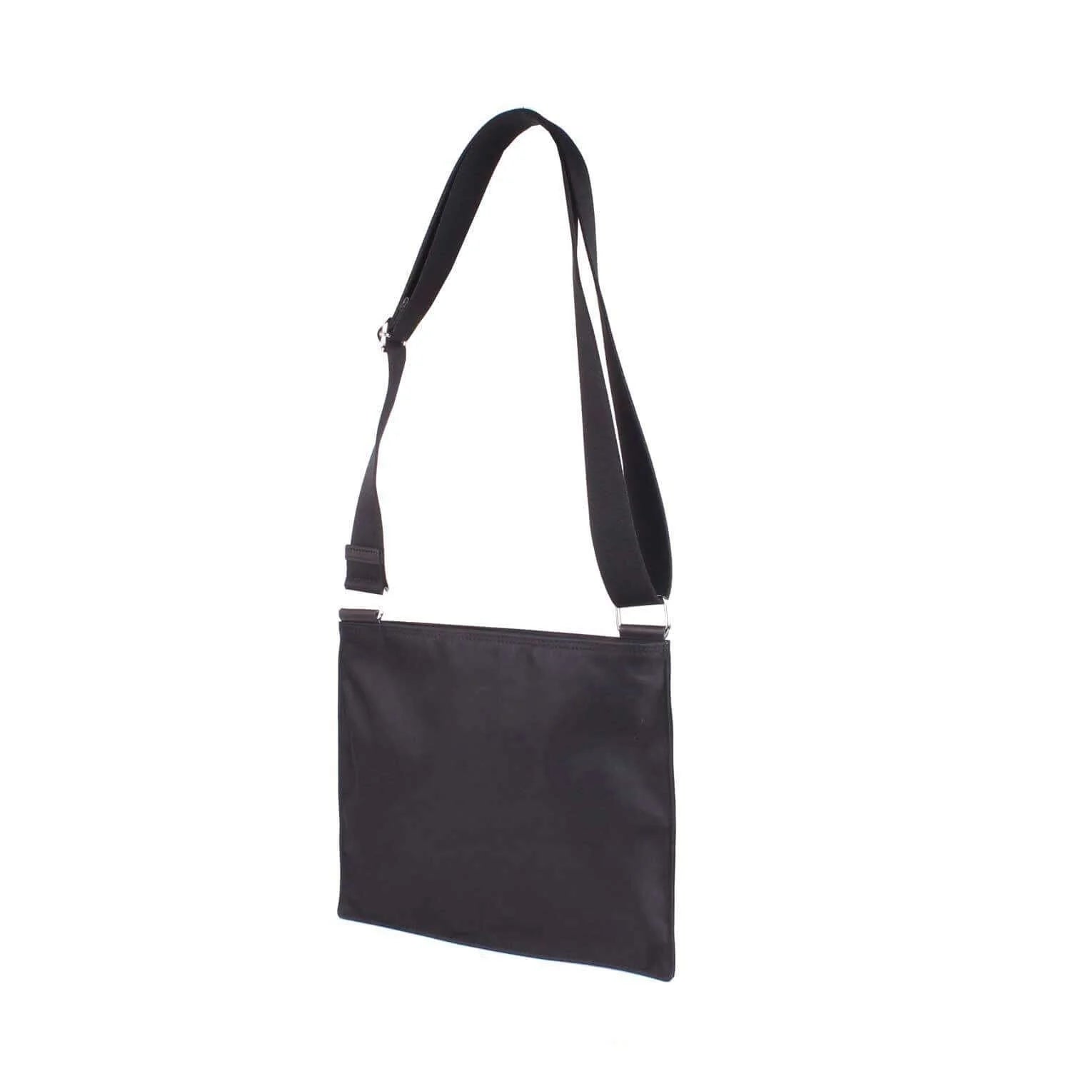 Il Gergo Necessaire Nylon Shoulder Bag Black