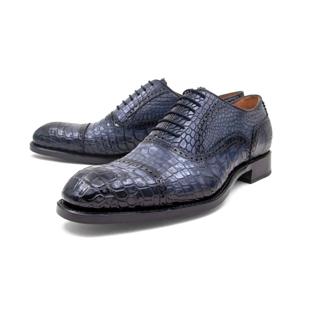 Ugo Vasare Gaelic Alligator Oxford Grey