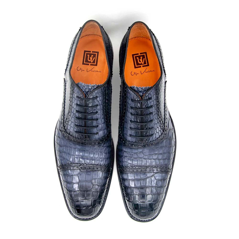 Ugo Vasare Gaelic Alligator Oxford Grey